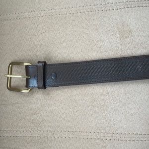 Nocona - Money Belt, Dark Brown, leather, size 40